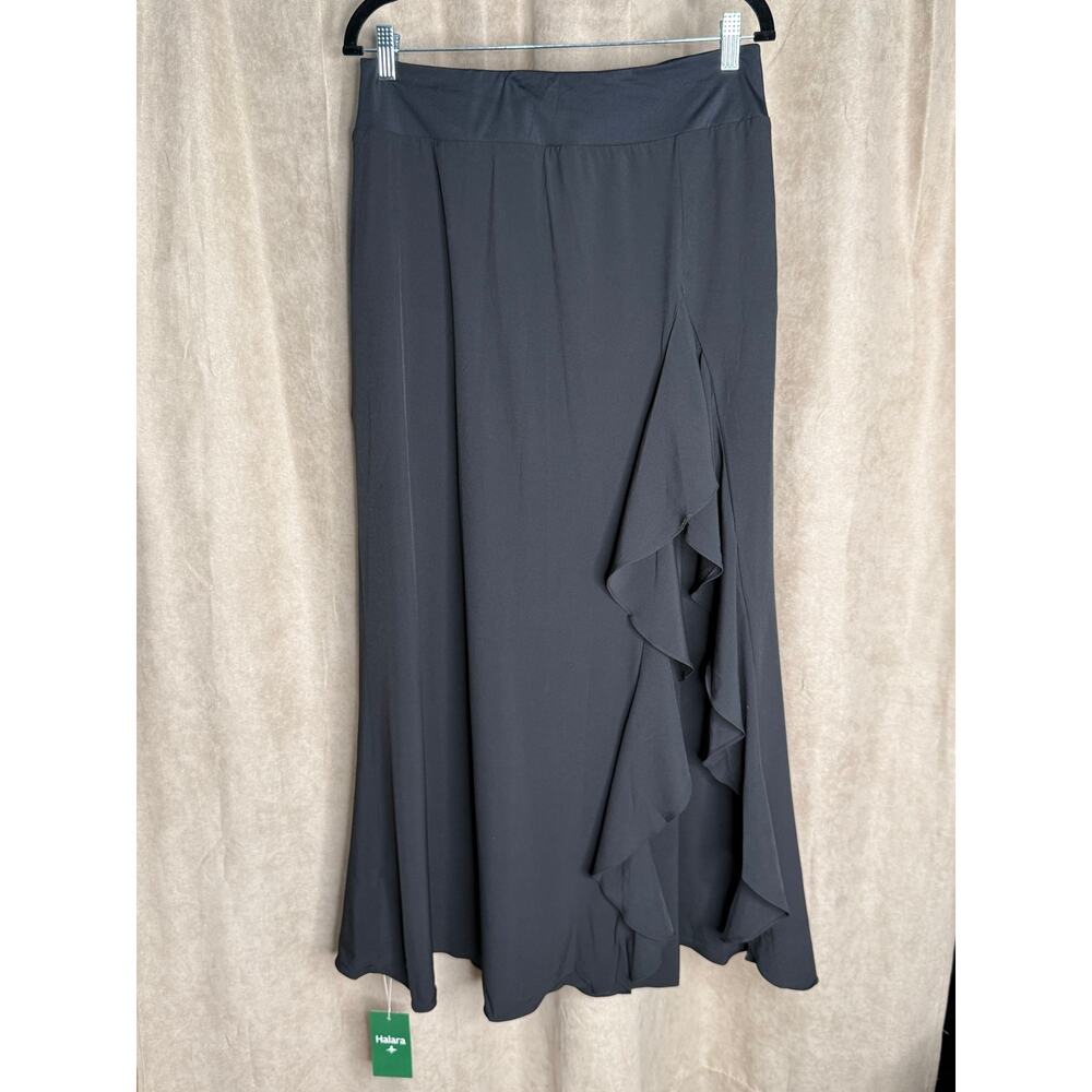 Halara Breezeful High Waisted High Low Ruffle 2-in-1 Flowy Maxi Skirt L NWT - Picture 7 of 12